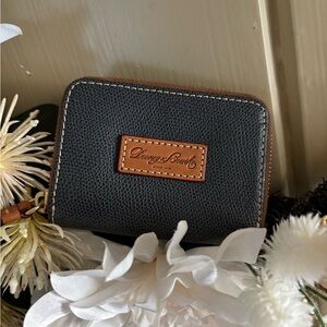 Dooney & Bourke Pebble Grain small zip around wallet